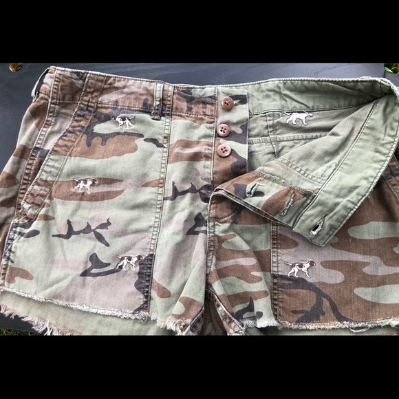 Denim & Supply Ralph Lauren Camo dog shorts - Picture 1 of 7